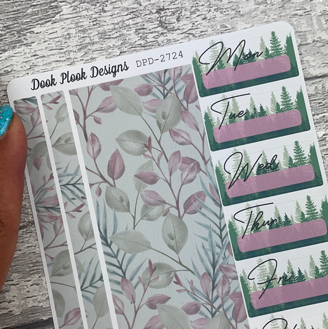 Rosario - One sheet week planner stickers (DPD2724)