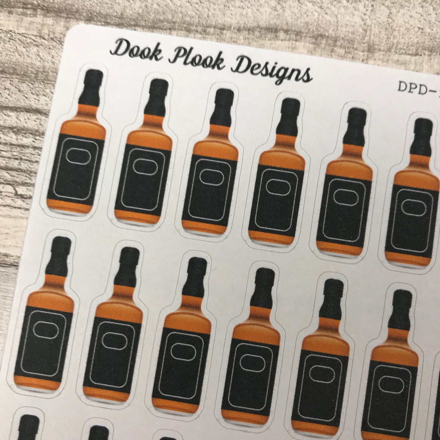 Whiskey / Whisky stickers (DPD927)