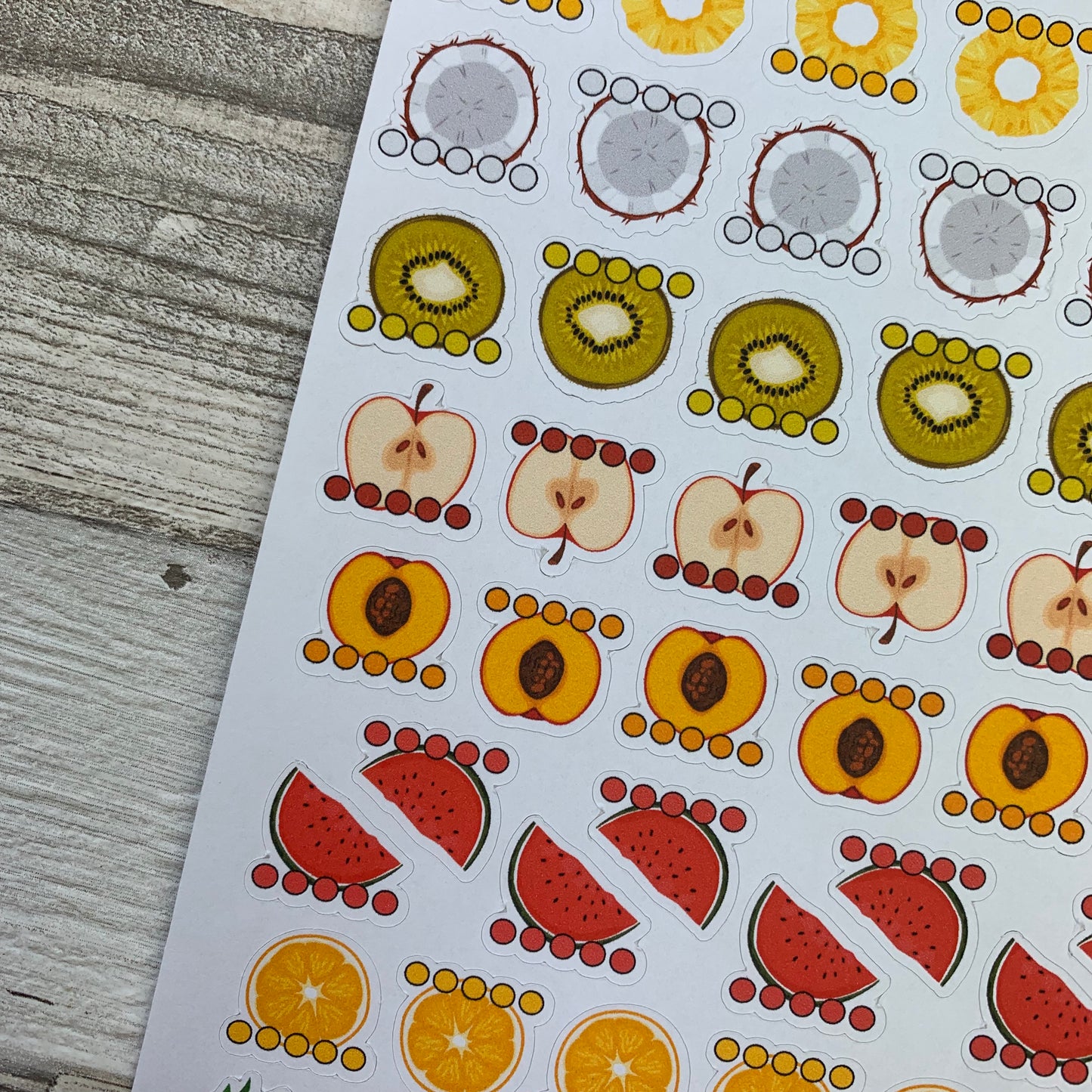 Five a day sticker set for Erin Condren, Plum Paper, Filofax, Kikki K (DPD201)