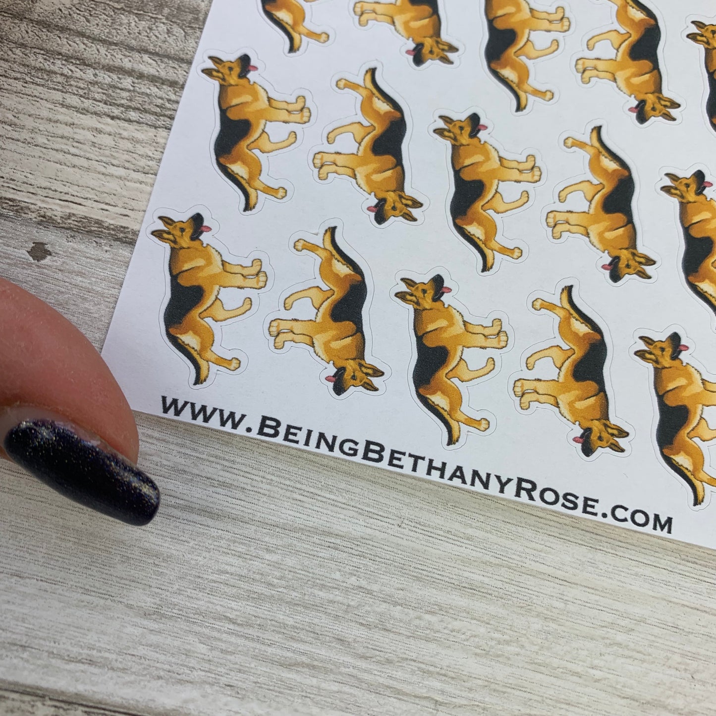 Alsatian stickers (DPD917)