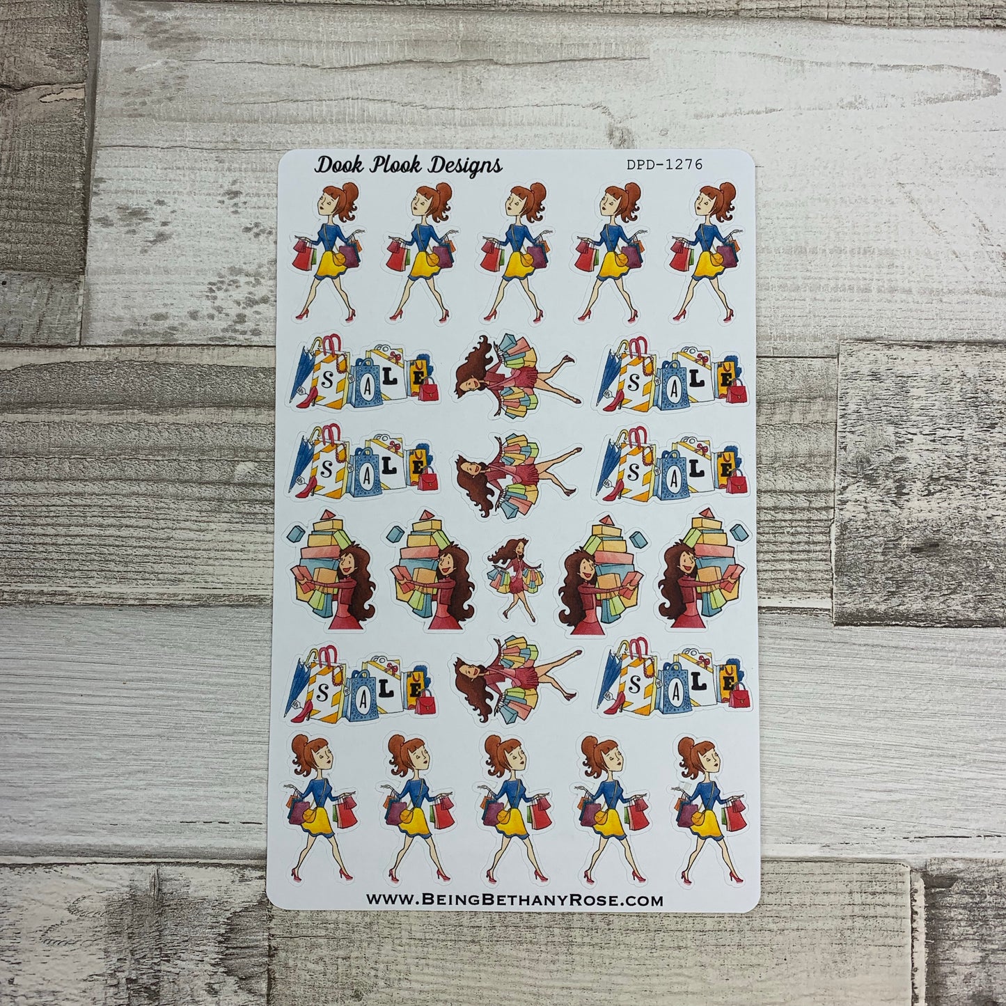 Shopping trip sale stickers (DPD1276)