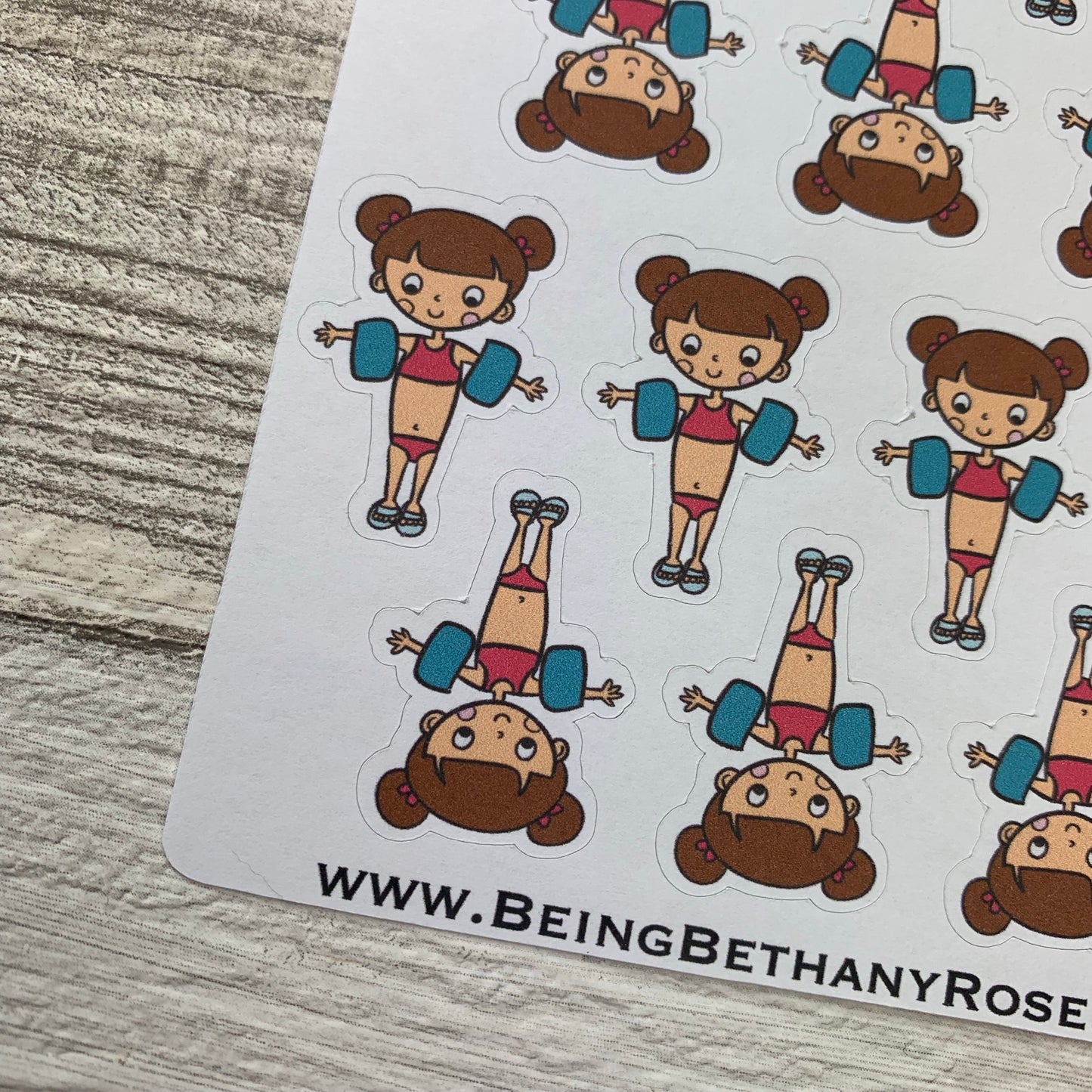 Swimming stickers (DPD554)