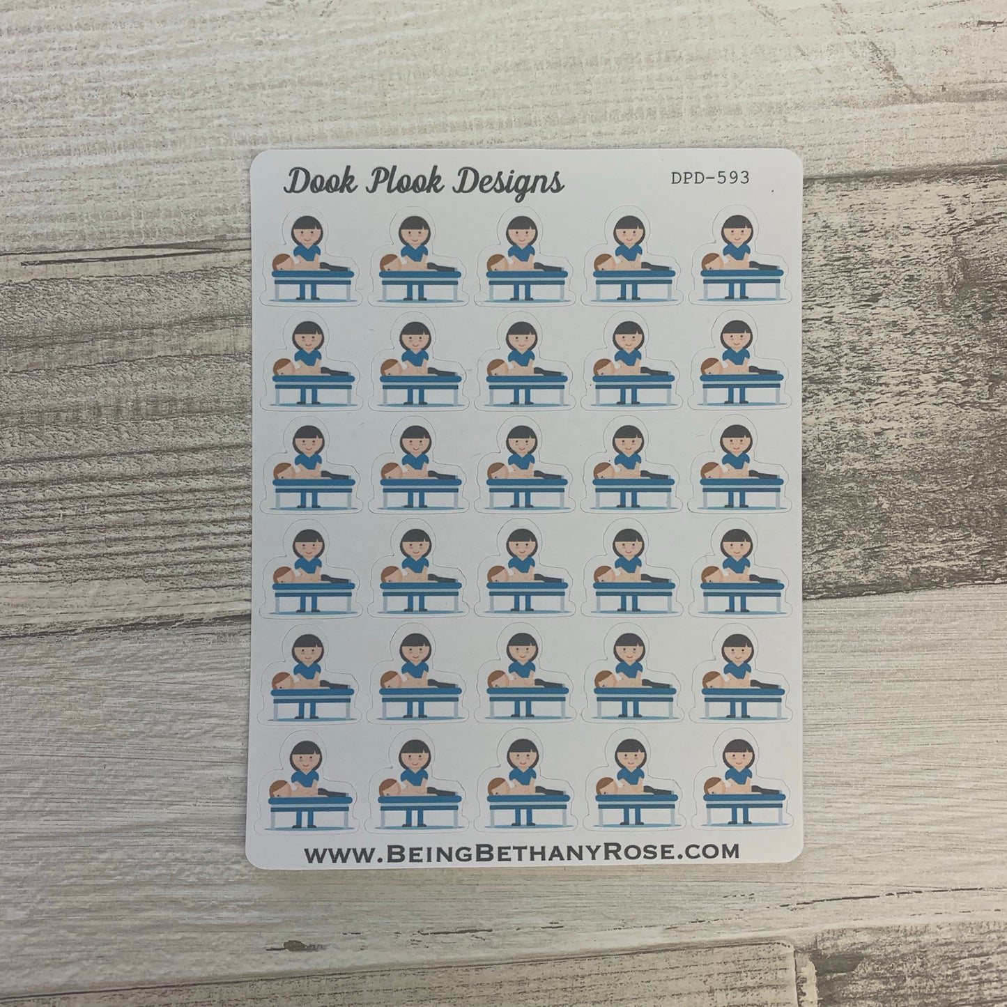 Chiropractor / Physio stickers (DPD593)