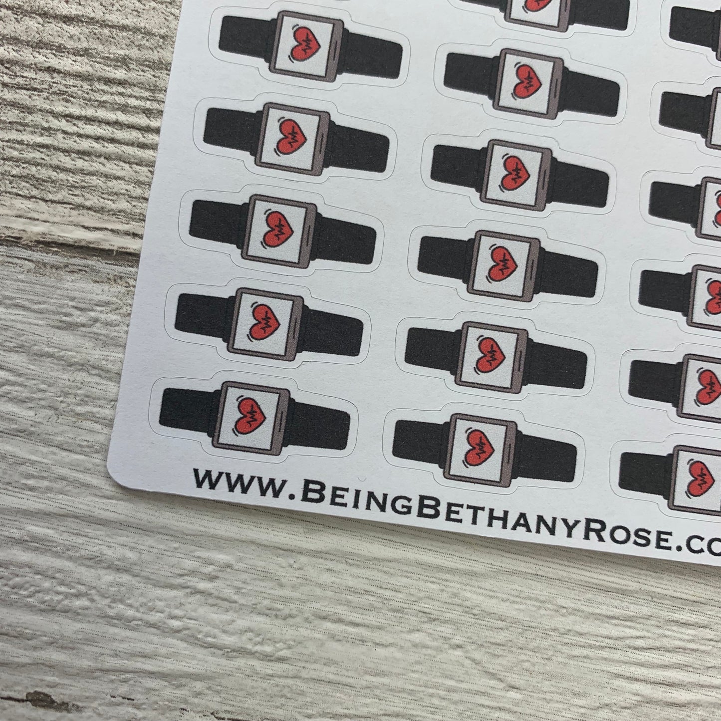 Fitbit / exercise watch stickers (DPD1009)