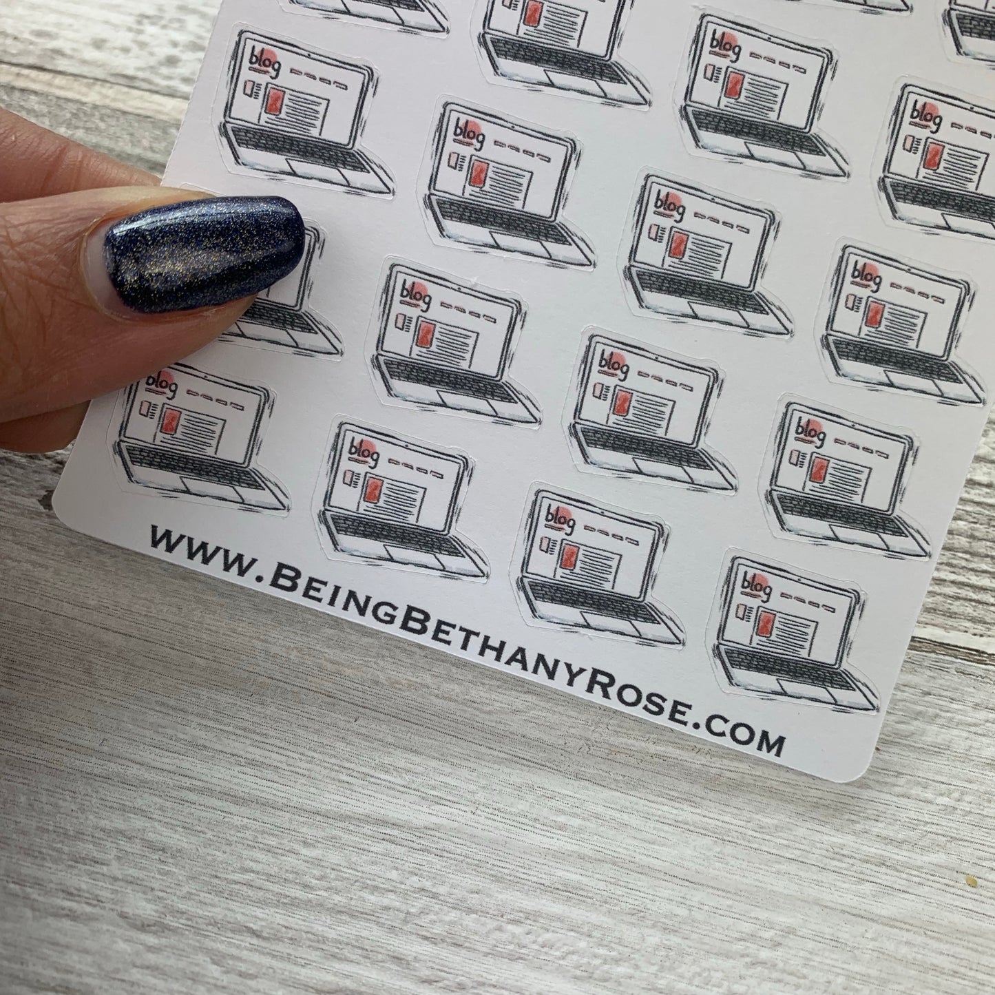 Watercolour Blog stickers(DPD708)