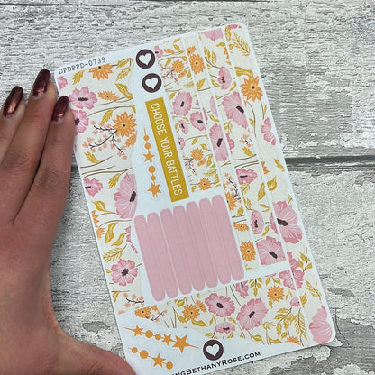 (0739) Passion Planner Daily Wave stickers - Chelsea