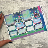 Aurora Storm - Northern Lights boxes planner stickers (DPD3088)