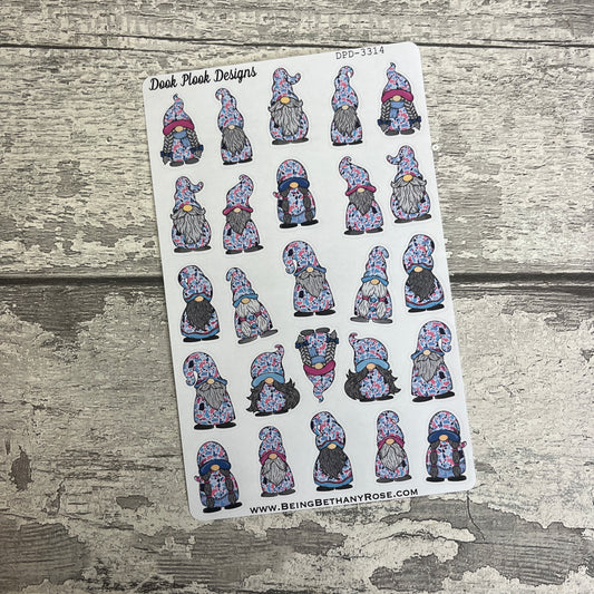 Sara purple terazzo Gonk Character Stickers Mixed (DPD-3314)