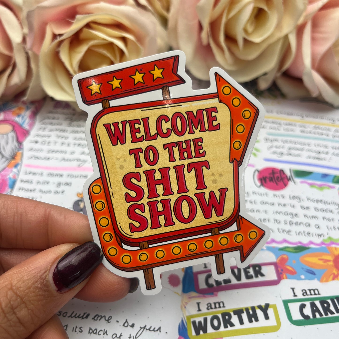 (0151) Welcome to the shit show - vinyl sticker