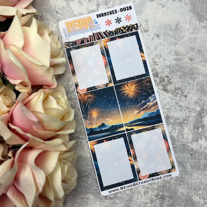 Bonfire Night fireworks box stickers - add ons  (BBRBOXES-0028)