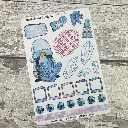 Crystal Gonk journalling planner stickers (DPD3241)