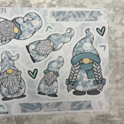 Laura - Snowman Gonk Stickers (TGS0371)