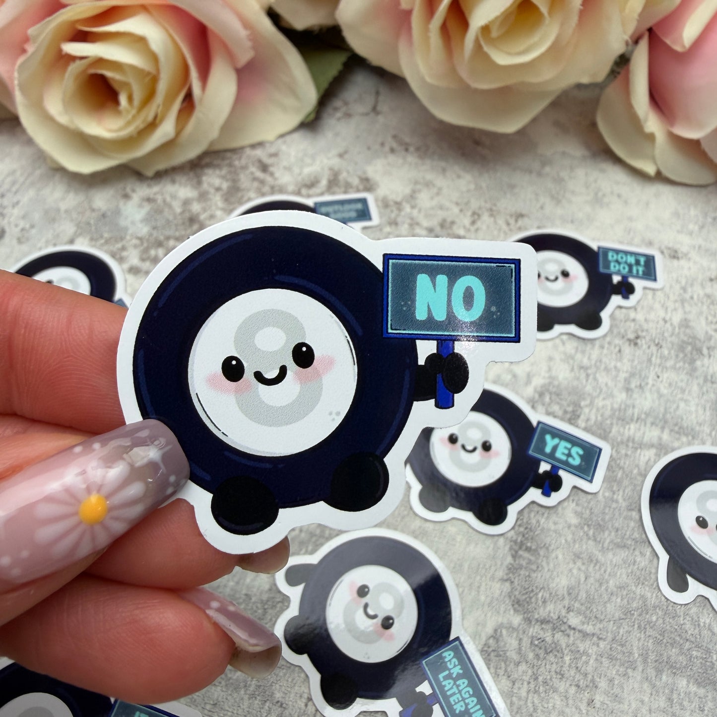 Mystic 8 ball prophecy - vinyl sticker (LLU019-30)