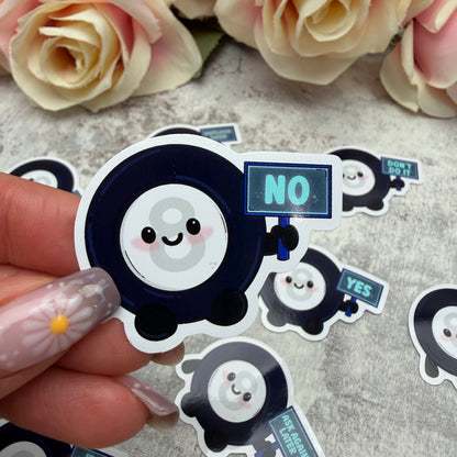 Mystic 8 ball prophecy - vinyl sticker (LLU019-30)