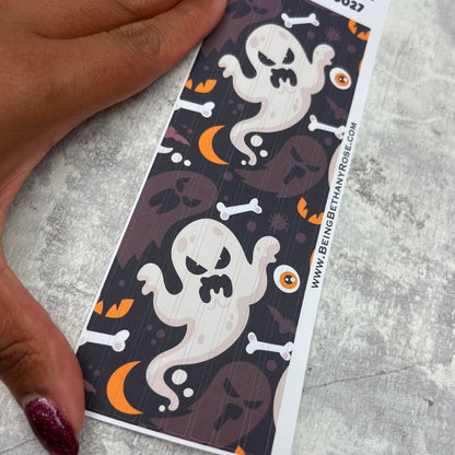 Halloween Sabrina - thin washi style strip stickers (BBRSTRIPS-0027)