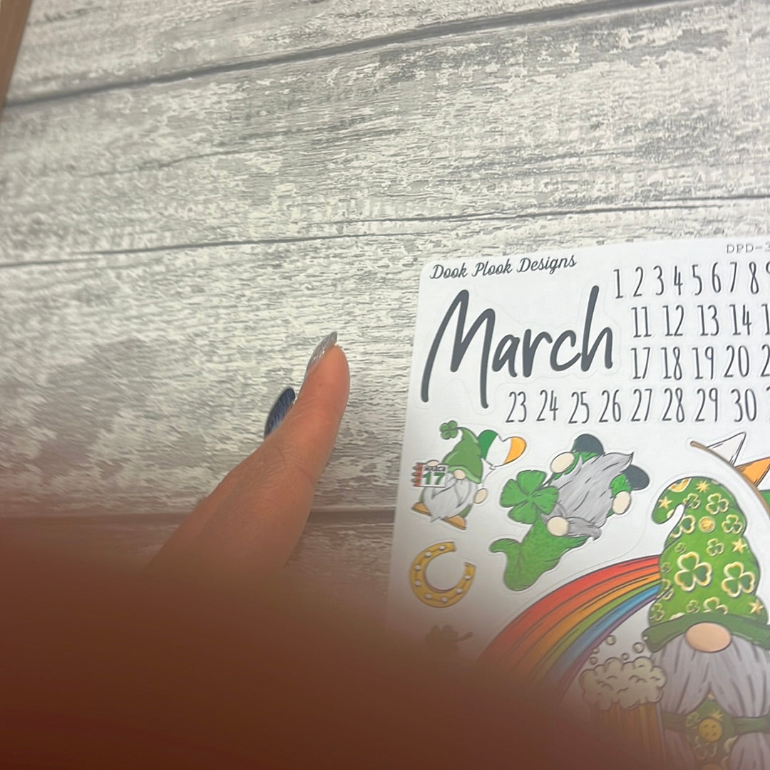 March - Cara - St Patricks Day - journalling planner stickers (DPD3104)