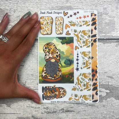 Anya Leopard Gonk journalling planner stickers (DPD3308)