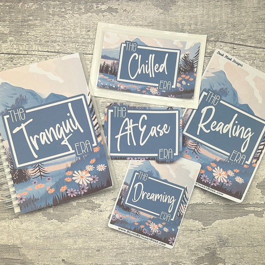 THE..... ERA.... Personalised Reusable Sticker Album, Pocket or Stickers (3.Tranquil)