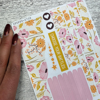 (0739) Passion Planner Daily Wave stickers - Chelsea