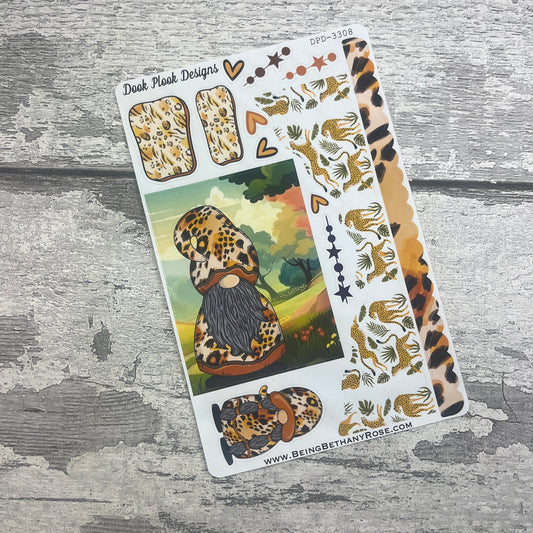 Anya Leopard Gonk journalling planner stickers (DPD3308)