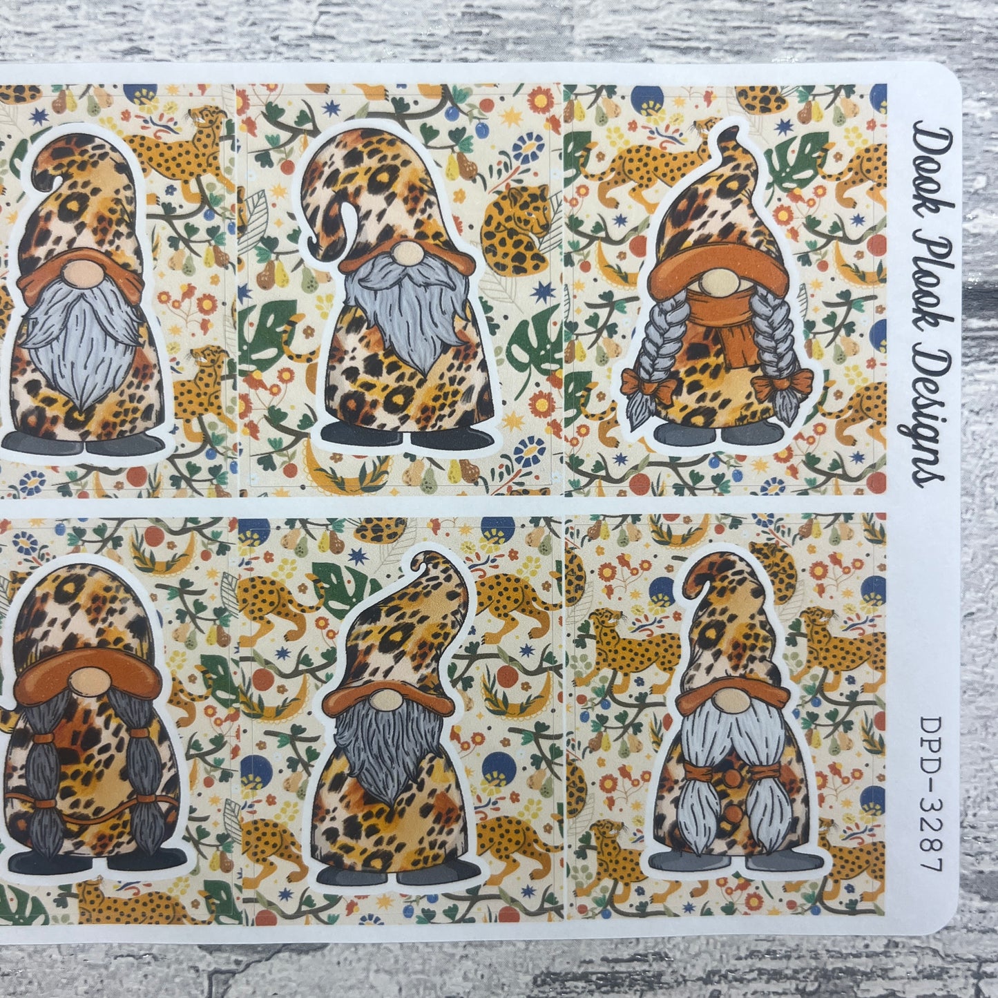 Anya Leopard Gonk full box stickers (DPD3287)