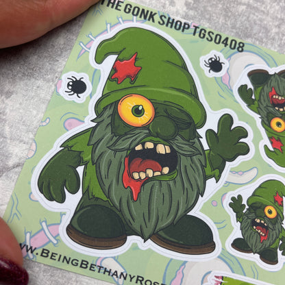 Halloween Zombie Attack Gonk Stickers (TGS0408)