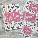 THE..... ERA.... Personalised Reusable Sticker Album, Pocket or Stickers (11. Bold Hearts)