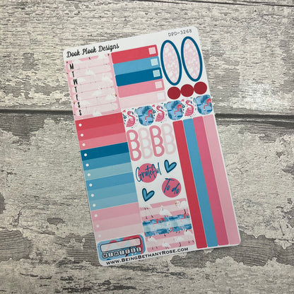 Frankie Flamingo Gonk functional planner stickers (DPD3268)