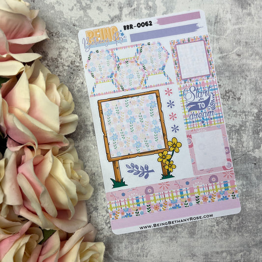 Lucy Spring Picnic Gonk journalling planner stickers (BBR-0062)
