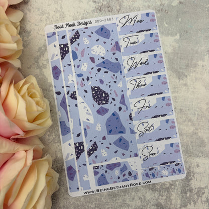 One sheet week planner stickers - strong than you think co-ord (2026083)