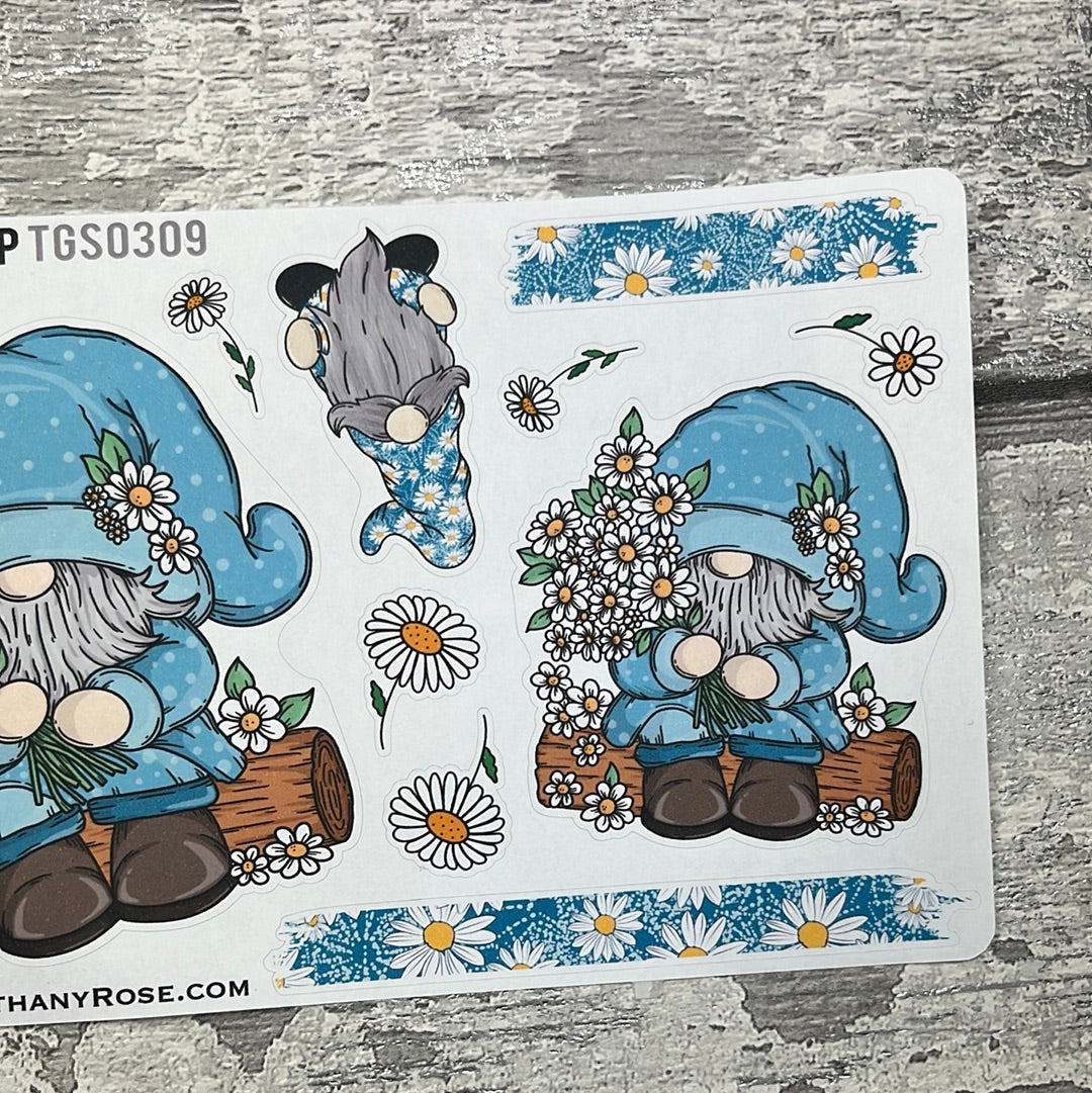 Daisy Gonk sitting on log Stickers (TGS0309)