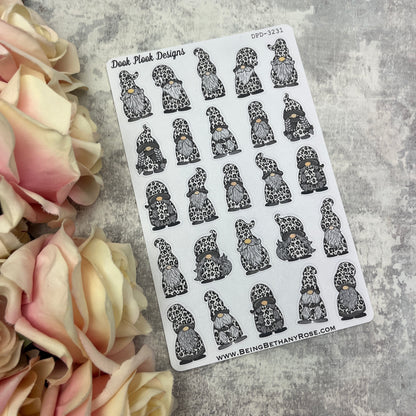 Wendy Mono Leopard Print Gonk Character Stickers Mixed (DPD-3421)