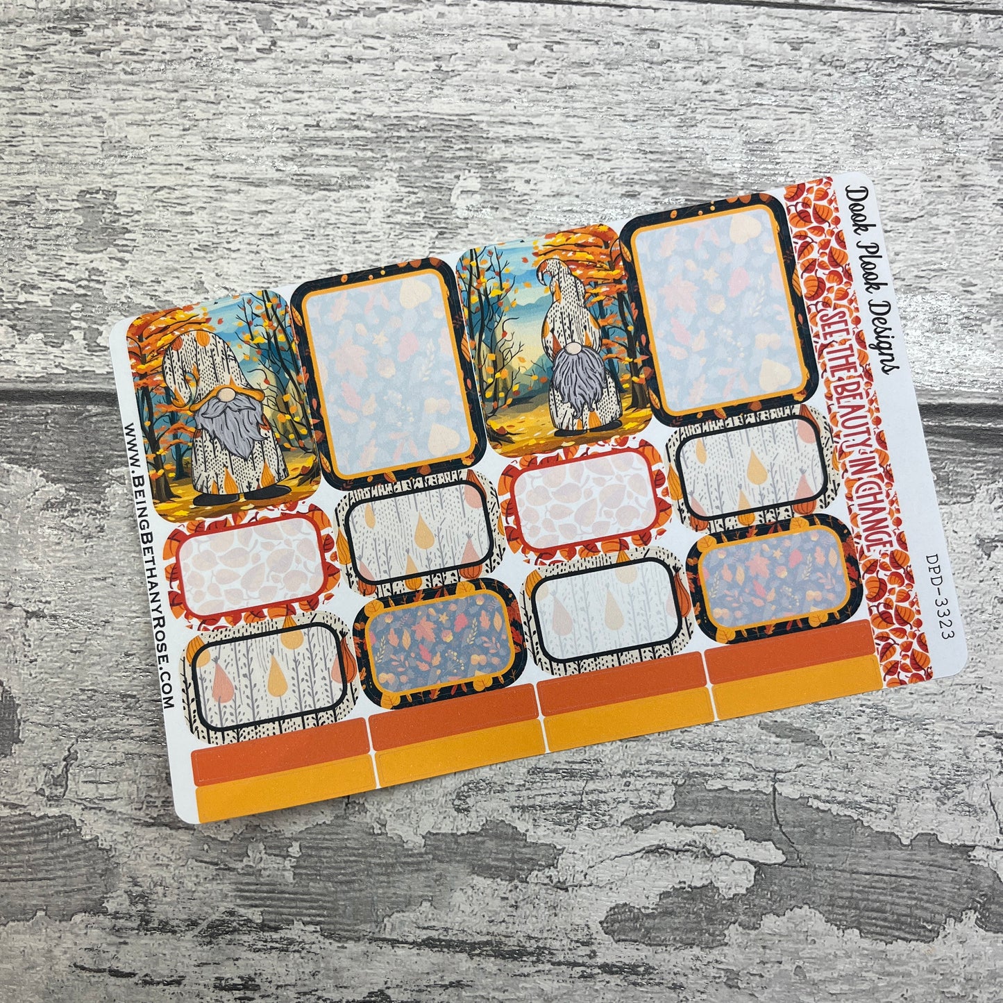 Rowan Autumn boxes planner stickers (DPD3323)