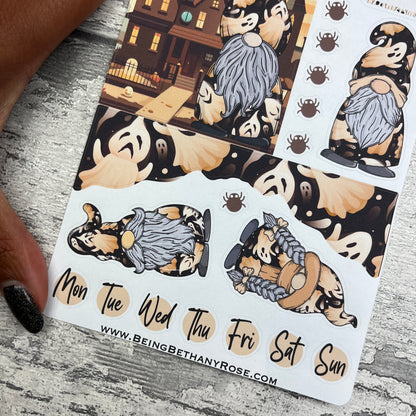 Gloria Ghost Halloween Gonk journalling planner stickers (DPD3335)