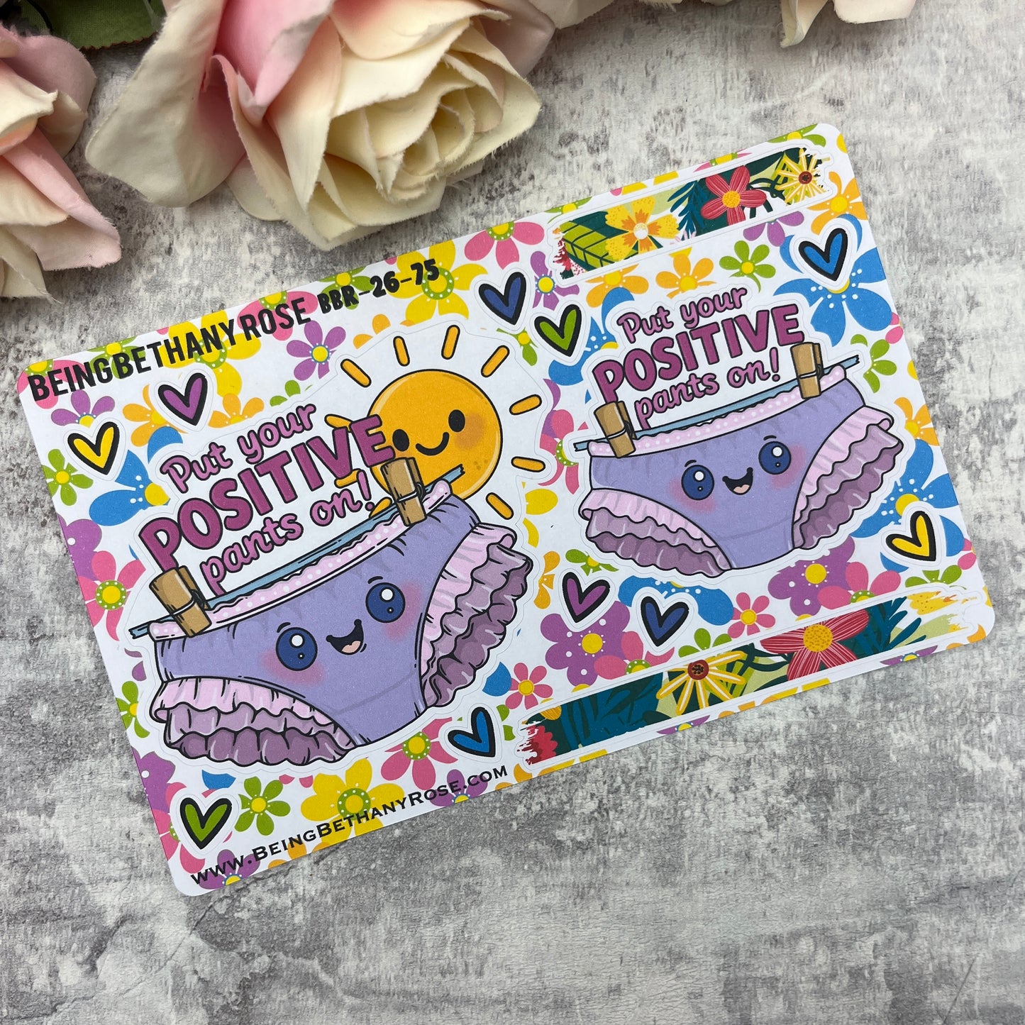 Put your positive pants on sticker kit (KIT26075)