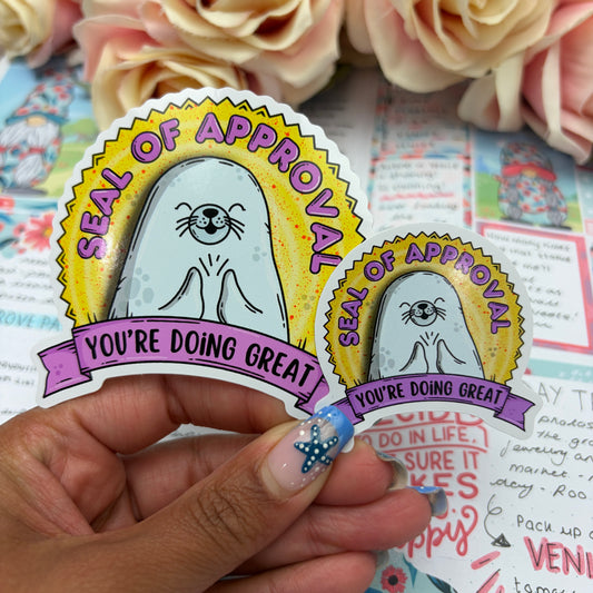 (012) Seal of approval - vinyl sticker