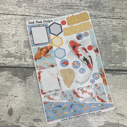 Koi Carp - Journalling planner stickers (DPD3029)