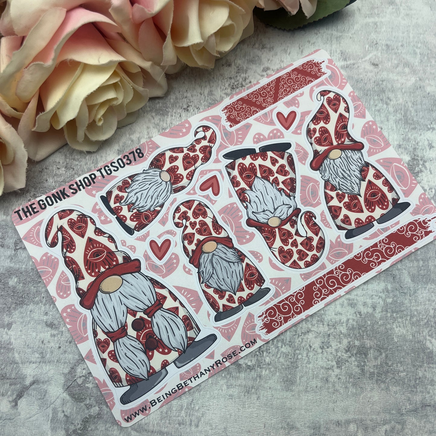 Beau Valentines Gonk Stickers (TGS0378)