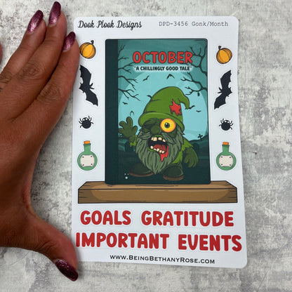 Large Bookshelf - October Cover page 'Halloween Zombie Attack' Sticker (DPD3456)