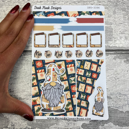 Christina - Christmas Mail Gonk journalling planner stickers (DPD3394)