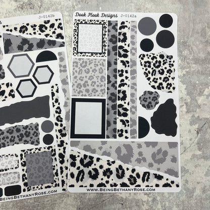 Scrap Journalling - Wendy Mono Leopard Print (J00142)