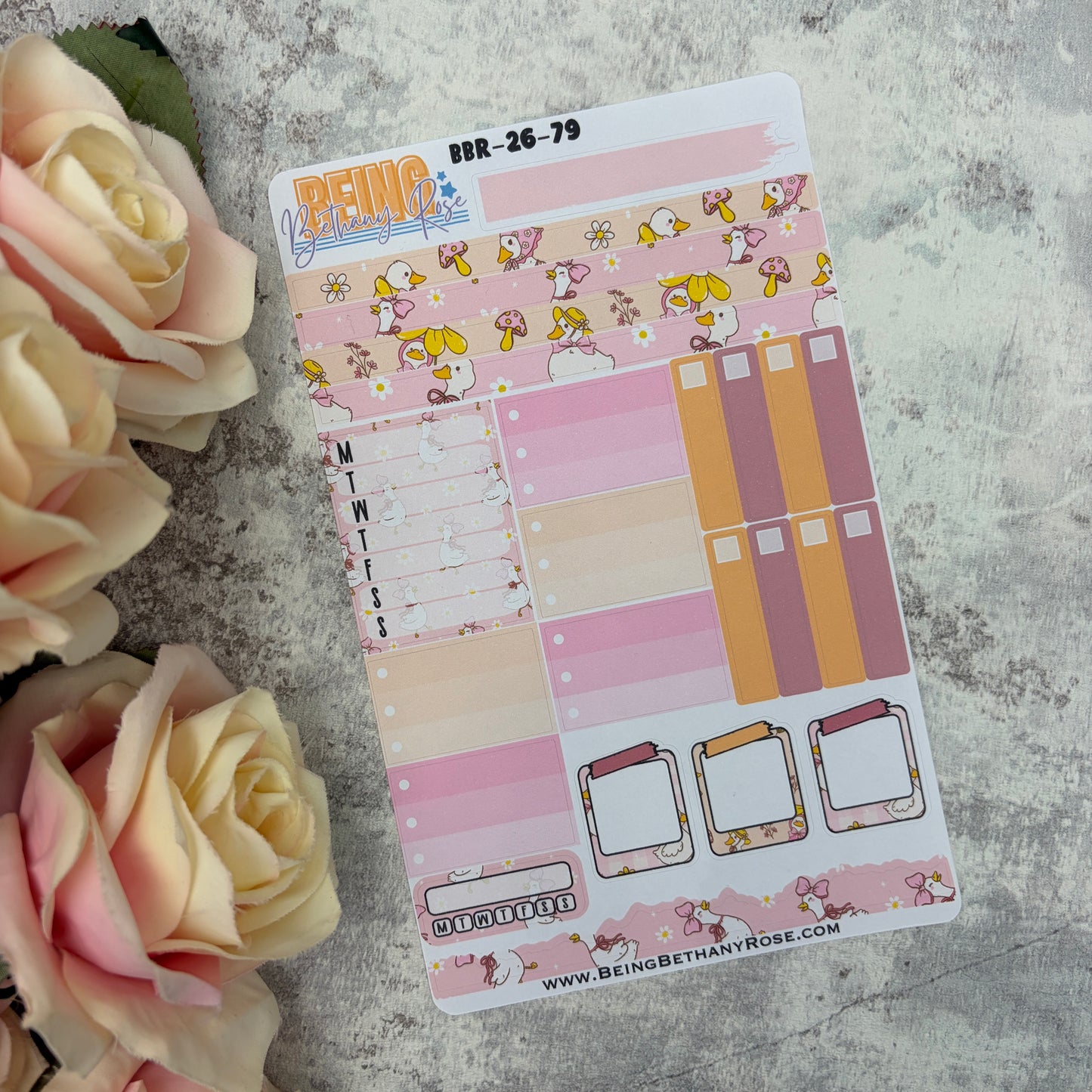 I’m too pretty for this bird sticker kit (KIT2683)