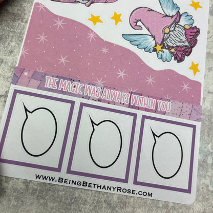 Shay Fairy Magic Gonk journalling planner stickers (BBR-0076)
