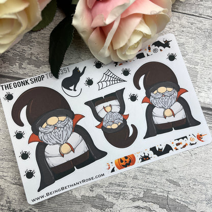 Halloween Vampire Gonk Stickers (TGS0351)