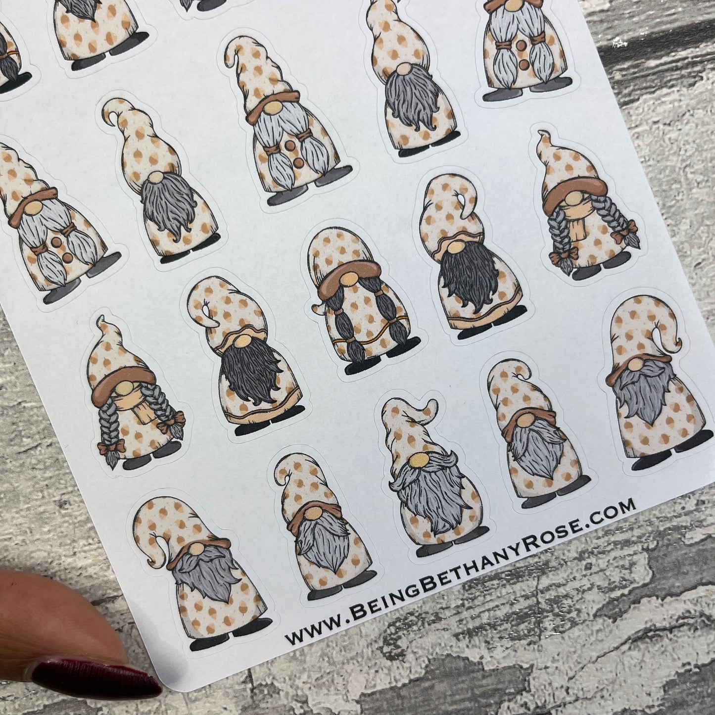 Alicia Acorn Gonk Character Stickers Mixed (DPD-3351)