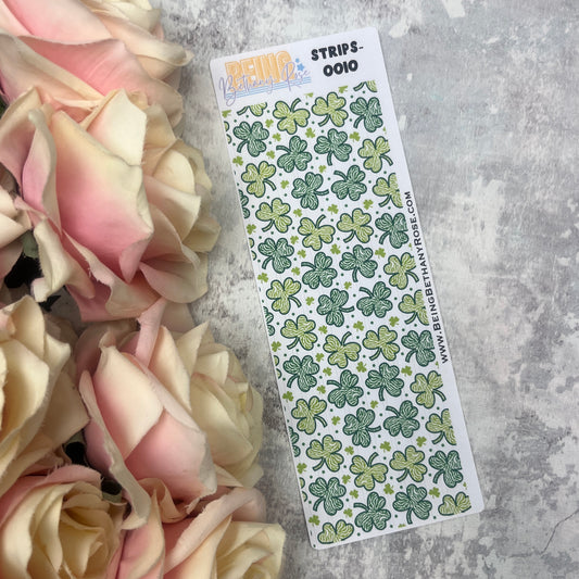 Niamh - St Patricks Day - thin washi style strip stickers (BBRSTRIPS-0010)