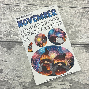 November Journal planner stickers (DPD3033)