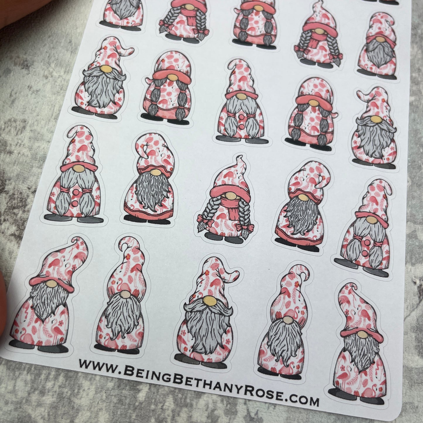 Frankie Flamingo Gonk Character Stickers Mixed (DPD-3232)