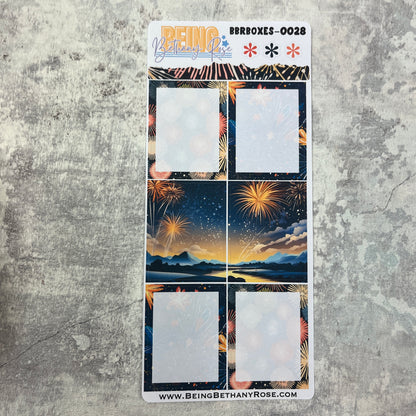 Bonfire Night fireworks box stickers - add ons  (BBRBOXES-0028)