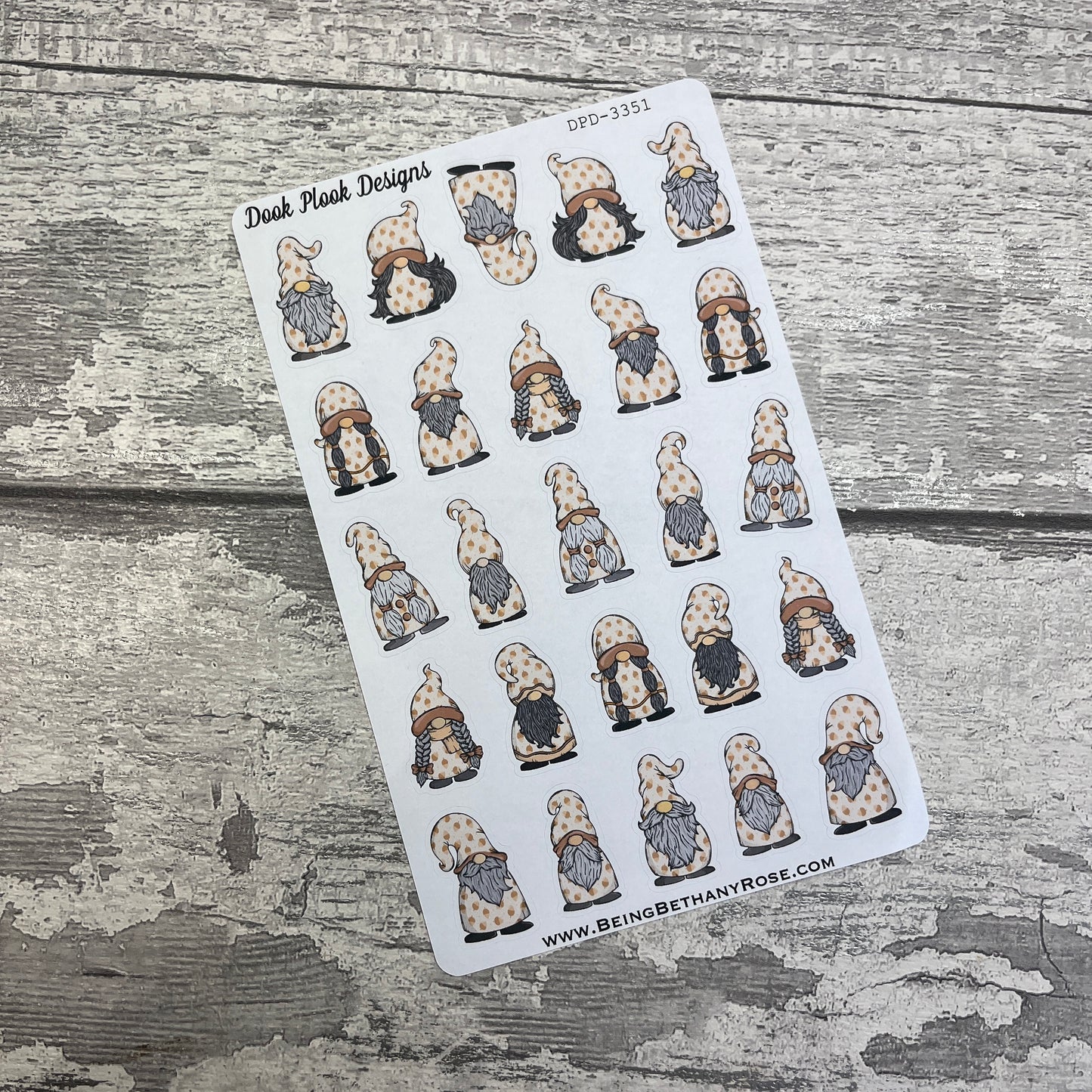 Alicia Acorn Gonk Character Stickers Mixed (DPD-3351)